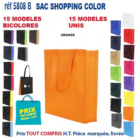SAC NON TISSE COLOR REF 5808 B 5808 SACS SHOPPING - TOTEBAG  2,93 €