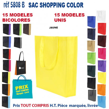 SAC NON TISSE COLOR REF 5808 B 5808 SACS SHOPPING - TOTEBAG  2,93 €