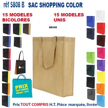 SAC NON TISSE COLOR REF 5808 B 5808 SACS SHOPPING - TOTEBAG  2,93 €