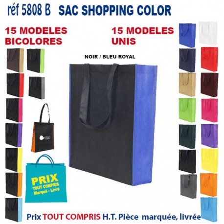SAC NON TISSE COLOR REF 5808 B 5808 SACS SHOPPING - TOTEBAG  2,93 €