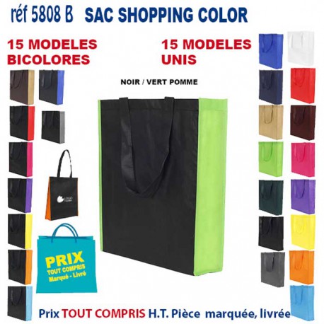 SAC NON TISSE COLOR REF 5808 B 5808 SACS SHOPPING - TOTEBAG  2,93 €