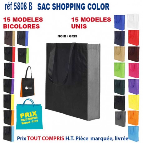 SAC NON TISSE COLOR REF 5808 B 5808 SACS SHOPPING - TOTEBAG  2,93 €