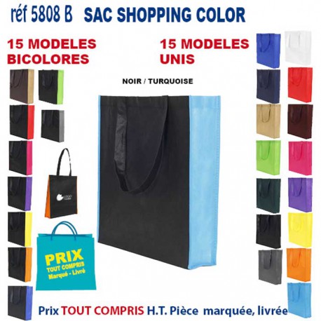 SAC NON TISSE COLOR REF 5808 B 5808 SACS SHOPPING - TOTEBAG  2,93 €