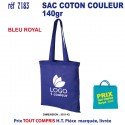 SAC COTON COULEUR 140 GRS REF 7183 7183 SACS SHOPPING - TOTEBAG  2,88 €