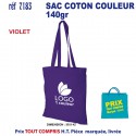 SAC COTON COULEUR 140 GRS REF 7183 7183 SACS SHOPPING - TOTEBAG  2,88 €