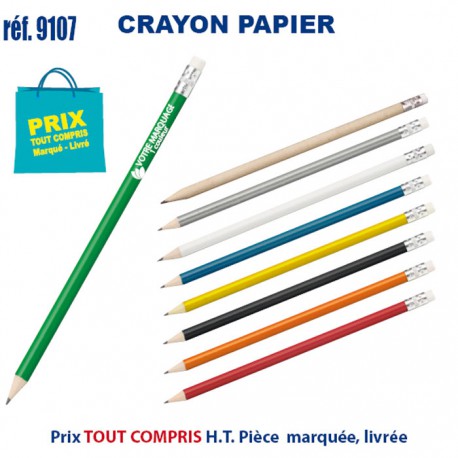 CRAYON PAPIER REF 9107 9107 Stylos Divers : pointeur laser, stylo lampe...  0,41 €