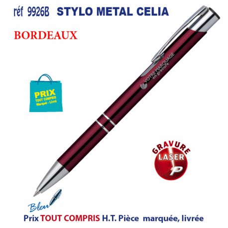 STYLO CELIA 9926 B Stylos en Metal  1,12 €