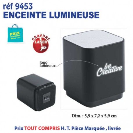 ENCEINTE BLUETOOTH LUMINEUSE REF 9453 9453 OBJETS CONNECTES  10,77 €