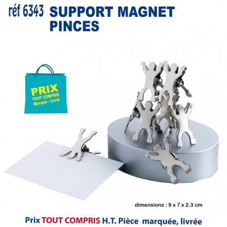 SUPPORT MAGNET PINCES REF 6343 6343 OBJETS PRATIQUES  5,74 €