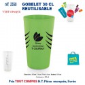 GOBELET REUTILISABLE REF 2350 2350 GOURDES GOBELETS : OBJETS PUBLICITAIRES  2,16 €