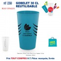 GOBELET REUTILISABLE REF 2350 2350 GOURDES GOBELETS : OBJETS PUBLICITAIRES  2,16 €