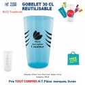 GOBELET REUTILISABLE REF 2350 2350 GOURDES GOBELETS : OBJETS PUBLICITAIRES  2,16 €