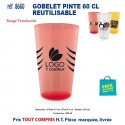 GOBELET PINTE 60 CL REUTILISABLE REF 8660 8660 GOURDES GOBELETS : OBJETS PUBLICITAIRES  2,44 € GOBELET PINTE 60 CL REUTILISABLE REF 8660 8660 GOURDES GOBELETS : OBJETS PUBLICITAIRES  2,44 €