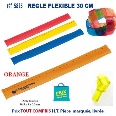 REGLE FLEXIBLE 30 CM REF 5813 5813 Règles publicitaires  1,96 €