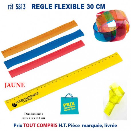 REGLE FLEXIBLE 30 CM REF 5813 5813 Règles publicitaires  1,96 €