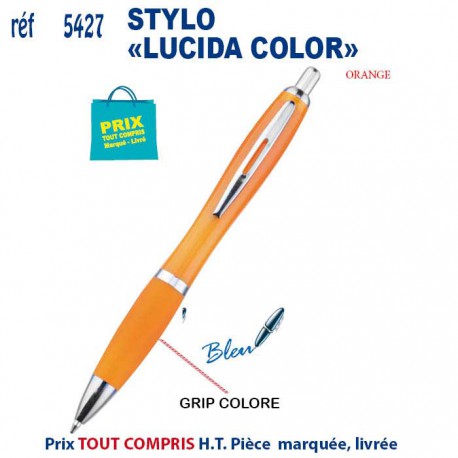 STYLO PUBLICITAIRE LUCIDA COLOR REF 5427 B 5427 B Stylos plastiques  0,70 € STYLO PUBLICITAIRE LUCIDA COLOR REF 5427 B 5427 B Stylos plastiques  0,70 €