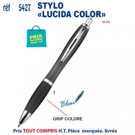 STYLO PUBLICITAIRE LUCIDA COLOR REF 5427 B 5427 B Stylos plastiques  0,70 € STYLO PUBLICITAIRE LUCIDA COLOR REF 5427 B 5427 B Stylos plastiques  0,70 €