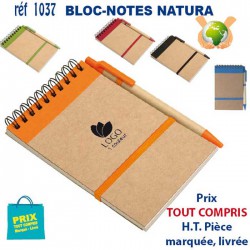 BLOC NOTES NATURA REF 1037 1037 Carnet personnalisé  3,55 €