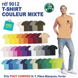 T-SHIRT COULEUR MIXTE TERRE REF 9012 9012 TERRE T-SHIRT COTON MIXTE 150 GRS  2,90 € 2