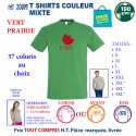 T-SHIRT COULEUR VERT PRAIRIE MIXTE 190 G REF 200 M 200 M VERT PRAIRIE T-SHIRT MIXTE COTON 190 GRS  3,05 €