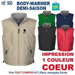 BODY-WARMER DEMI-SAISON REF 900 900 BODY-WARMER PERSONNALISE  16,38 €