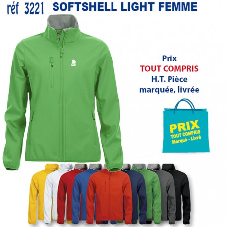 SOFTSHELL LIGHT FEMME REF 3221 3221 SOFTSHELL  23,80 €