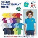 T-SHIRTS COULEUR ENFANT MIXTE SABLE REF 680 M 680 M SABLE T-SHIRT MIXTE ENFANTS COTON 150 GRS  4,16 €