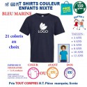 T-SHIRTS COULEUR ENFANT MIXTE BLEU MARINE REF 680 M 680 M BLEU MARINE T-SHIRT MIXTE ENFANTS COTON 150 GRS  4,16 €