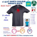 T-SHIRTS COULEUR ENFANT MIXTE BLEU NAVY REF 680 M 680 M BLEU NAVY T-SHIRT MIXTE ENFANTS COTON 150 GRS  4,16 €