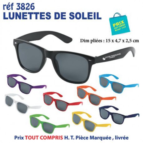 LUNETTES DE SOLEIL REF 3826 3826 Sélection été  2,45 €