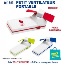 VENTILATEUR PORTABLE REF 663 663 Sélection été  1,62 €