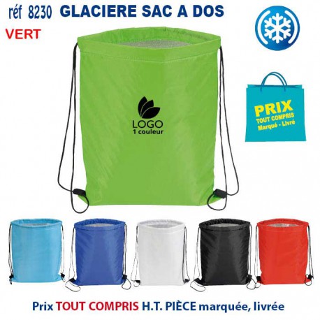 GLACIERE SAC A DOS REF 8230 8230 GLACIERES - SACS ISOTHERMES  3,38 €
