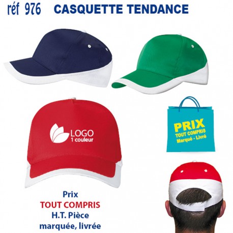 CASQUETTE TENDANCE REF 976 976 CASQUETTES ADULTES  2,83 €