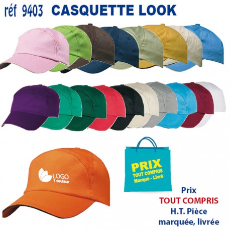 CASQUETTE LOOK REF 9403 9403 CASQUETTES ADULTES  4,08 €