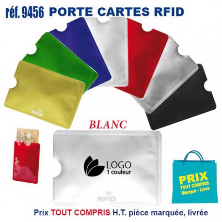 PORTE CARTES RFID REF 9456 9456 ETUIS PORTE CARTES DE CREDIT PUBLICITAIRES  0,21 €