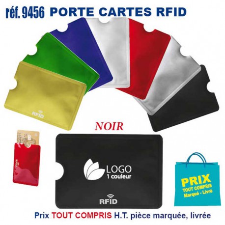 PORTE CARTES RFID REF 9456 9456 ETUIS PORTE CARTES DE CREDIT PUBLICITAIRES  0,21 €