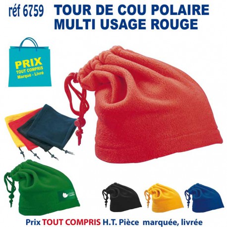 TOUR DE COU POLAIRE MULTI USAGE REF 6759 6759 DIVERS TEXTILES  3,90 €