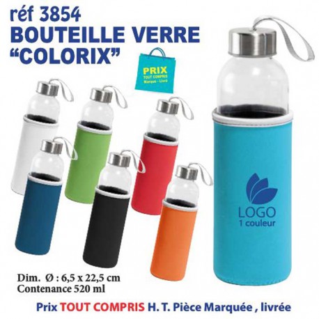 GOURDE EN VERRE PERSONNALISEE REF 3854 3854 GOURDES GOBELETS : OBJETS PUBLICITAIRES  4,83 €