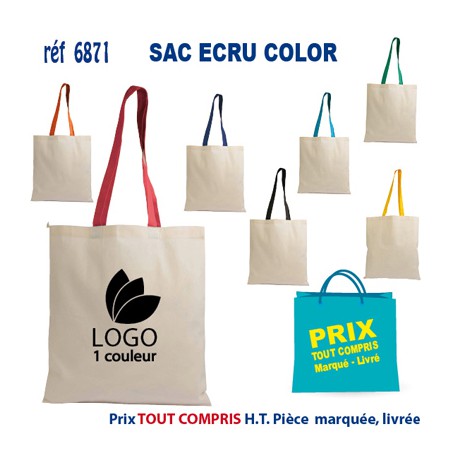 SAC ECRU COLOR REF 6871 6871 SACS SHOPPING - TOTEBAG  1,27 €