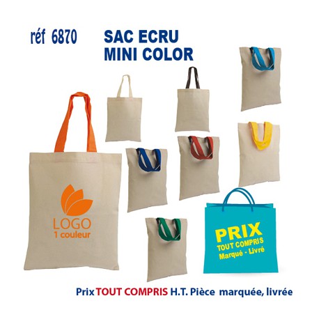 SAC ECRU MINI COLOR REF 6870 6870 SACS SHOPPING - TOTEBAG  1,27 €