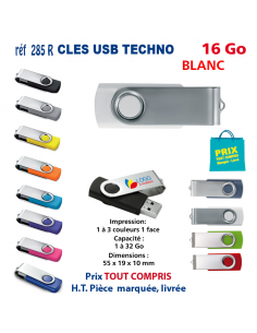 CLES USB REF 285R 16 Go 285R-16Go CLES USB PUBLICITAIRES  5,04 € 2