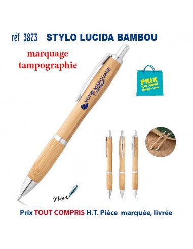 STYLO LUCIDA CHIC BAMBOU REF 3873 3873 Stylos Bois, carton, recyclé  3,29 €