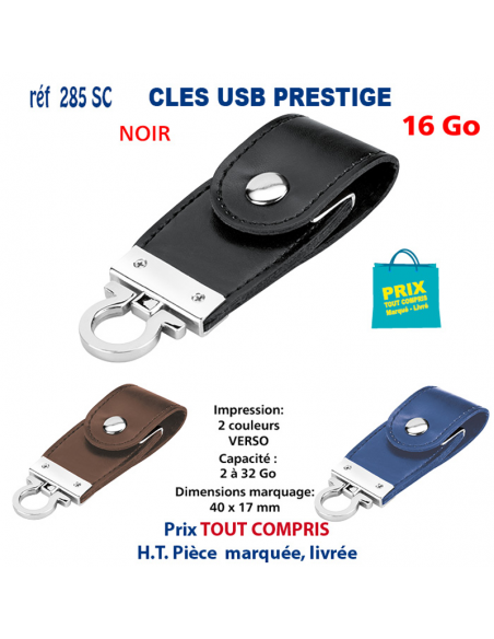 CLES USB REF 285 SC PRESTIGE 16 Go 285 SC 16 Go CLES USB PUBLICITAIRES  5,80 €