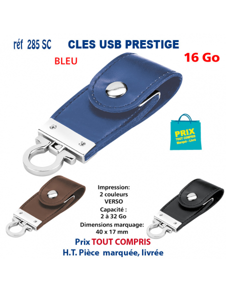 CLES USB REF 285 SC PRESTIGE 16 Go 285 SC 16 Go CLES USB PUBLICITAIRES  5,80 €
