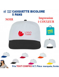 CASQUETTE BICOLORE ADULTE REF 7227 7227 CASQUETTES ADULTES  4,45 €
