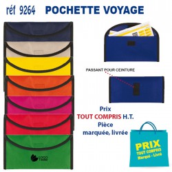 POCHETTE VOYAGE REF 9264 9264 POCHETTE - PORTE ETIQUETTE BAGAGE  2,43 €
