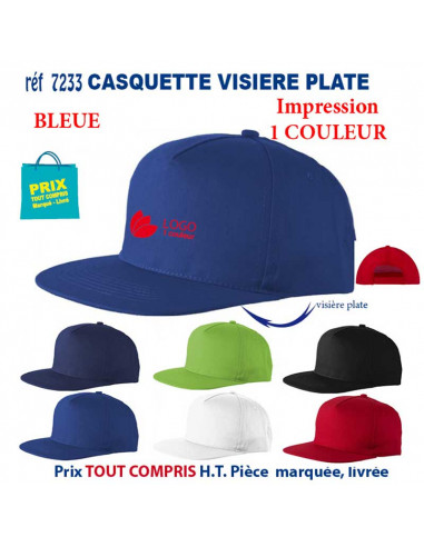 CASQUETTE VISIERE PLATE ADULTE REF 7233 7233 CASQUETTES ADULTES  5,18 €