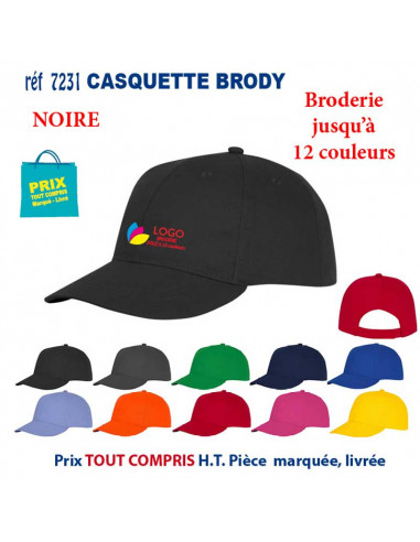 CASQUETTE 6 PANNEAUX BRODY ADULTE REF 7231 7231 CASQUETTES ADULTES  8,36 €