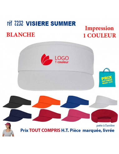 VISIERE SUMMER REF 7232 7232 CASQUETTES ADULTES  5,57 €