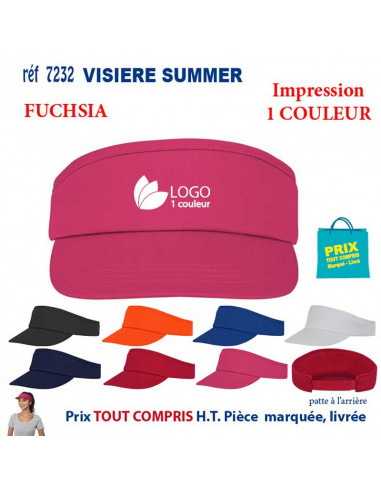 VISIERE SUMMER REF 7232 7232 CASQUETTES ADULTES  5,57 €